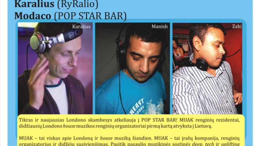 MUAK PARTY: SOUNDS OF LONDON