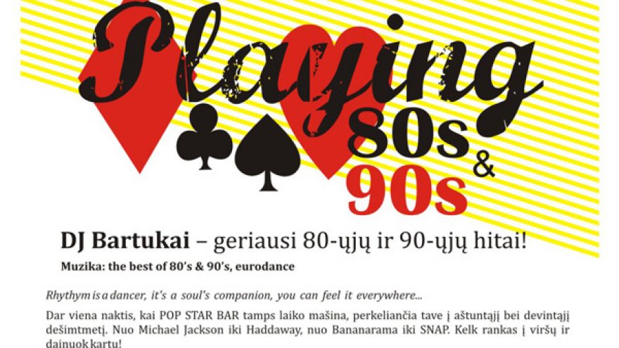 PLAYING 80’s & 90’s