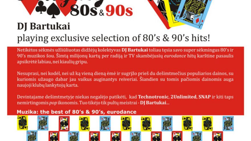 PLAYING 80’s & 90’s