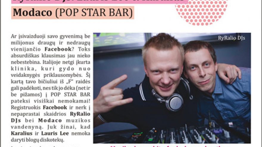 POP STAR FACEBOOK PARTY