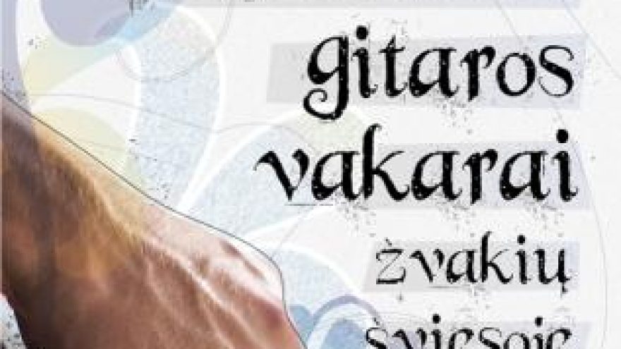 Akustinės gitaros vakaras žvakių šviesoje