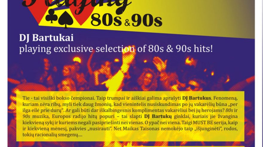 PLAYING 80s & 90s