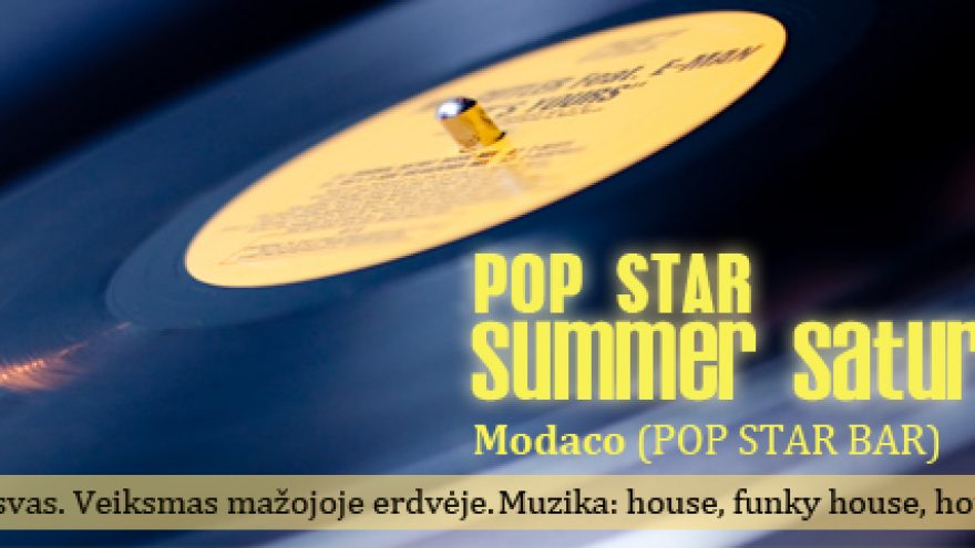 POP STAR SUMMER SATURDAY