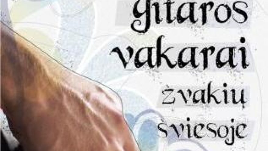 Akustinės gitaros vakaras žvakių šviesoje