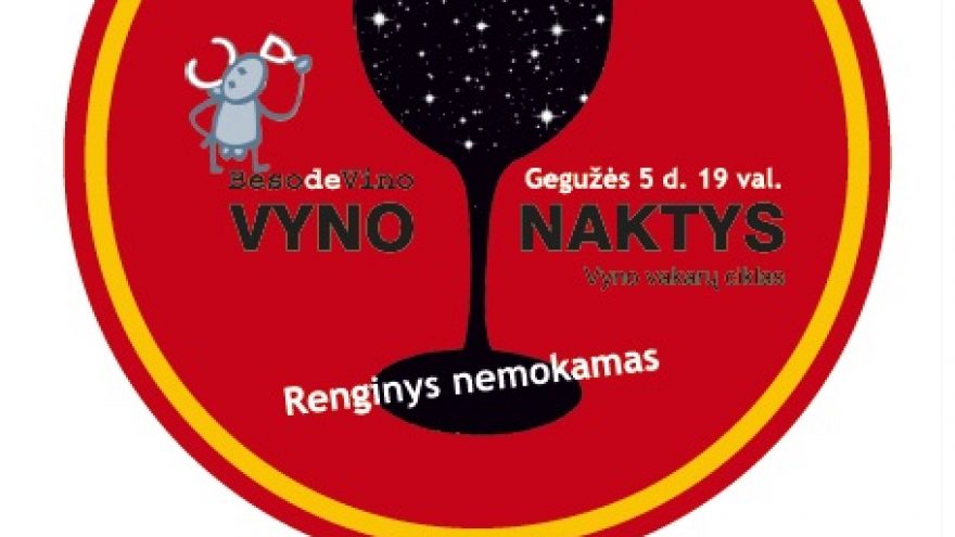 Beso de Vino Vyno naktys