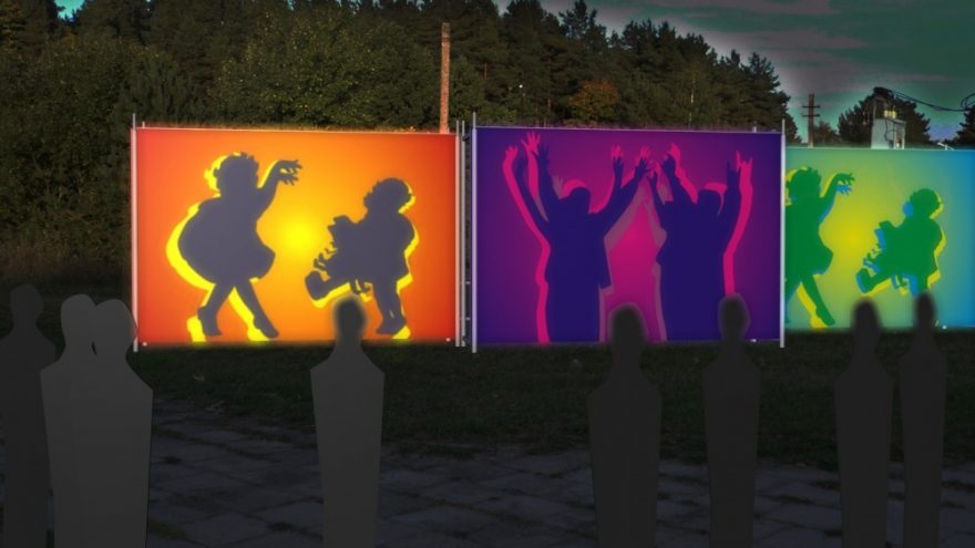 Šviesos instaliacijų festivalis „Beepositive”