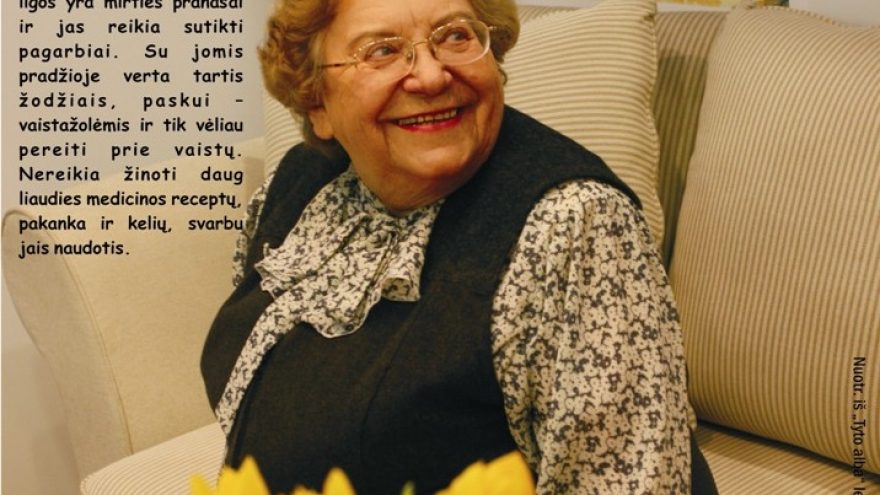 Susitikimas su gydytoja Filomena Taunyte