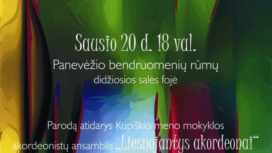 Parodos „Čiurlionis ir mes“ atidarymas