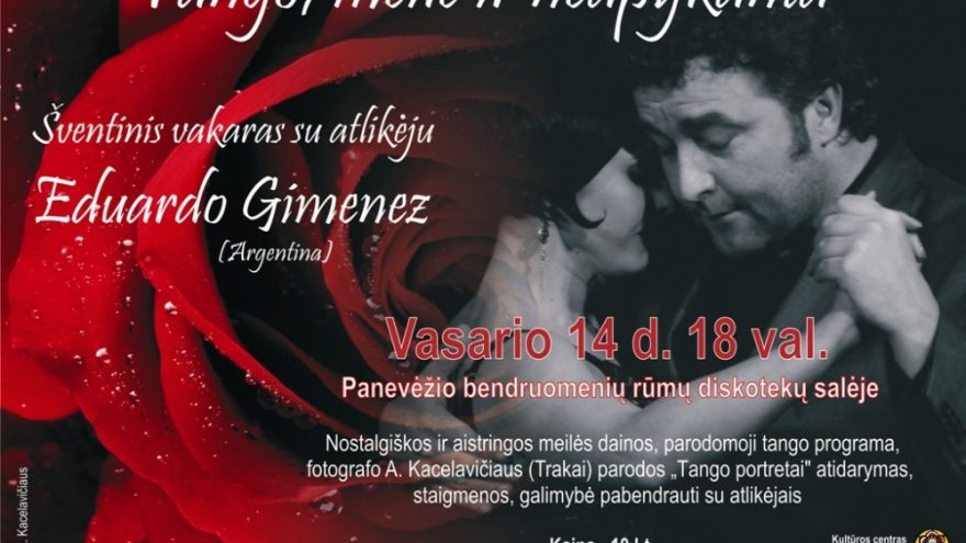 Šventinis vakaras su atlikėju Eduardo Gimenez