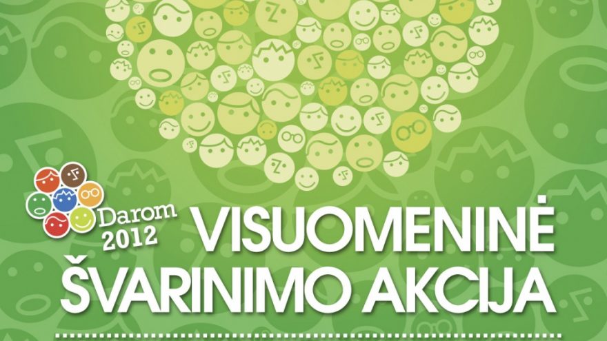 Visuomeninė švarinimo akcija „Darom 2012″