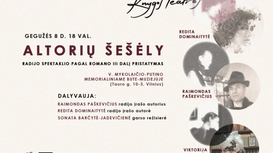 Radijo spektaklio “Altorių šešėly” pristatymas