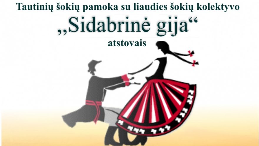Tautinių šokių pamoka