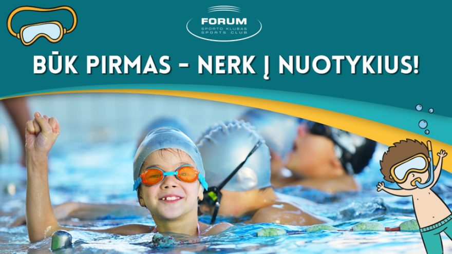 Vaikų vasaros plaukimo stovykla