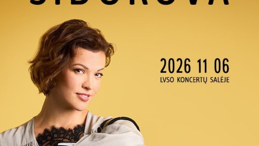 LVSO koncerte – pasaulinė akordeono žvaigždė KSENIJA SIDOROVA