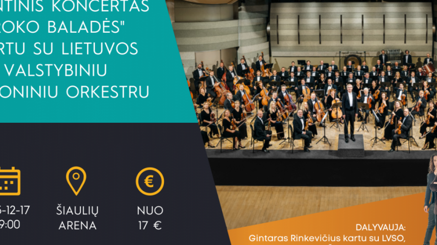 “ROKO BALADĖS” KARTU SU LVSO | ŠIAULIAI
