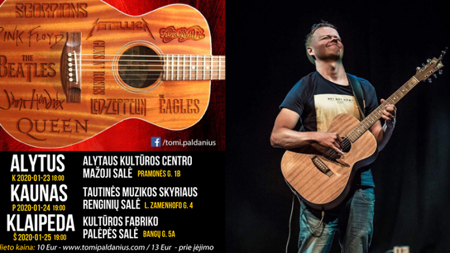 Tomi Paldanius – akustinės gitaros virtuozas
