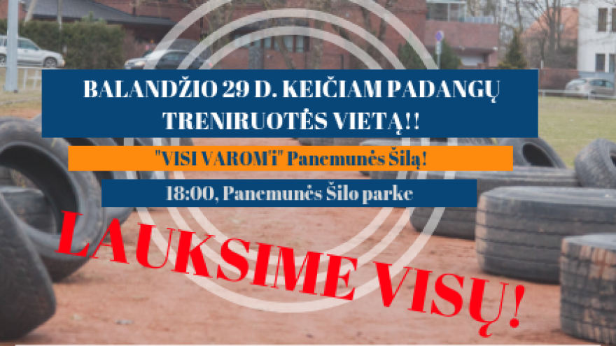 VISI Varom’i padangų treniruotė