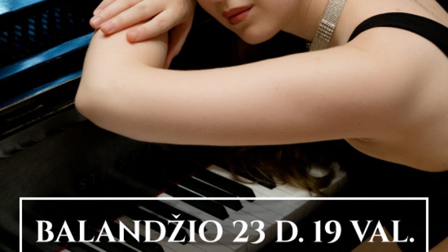 Jaunieji ”Vaidilos klasikos” talentai: pianistė Agnė Radzevičiūtė