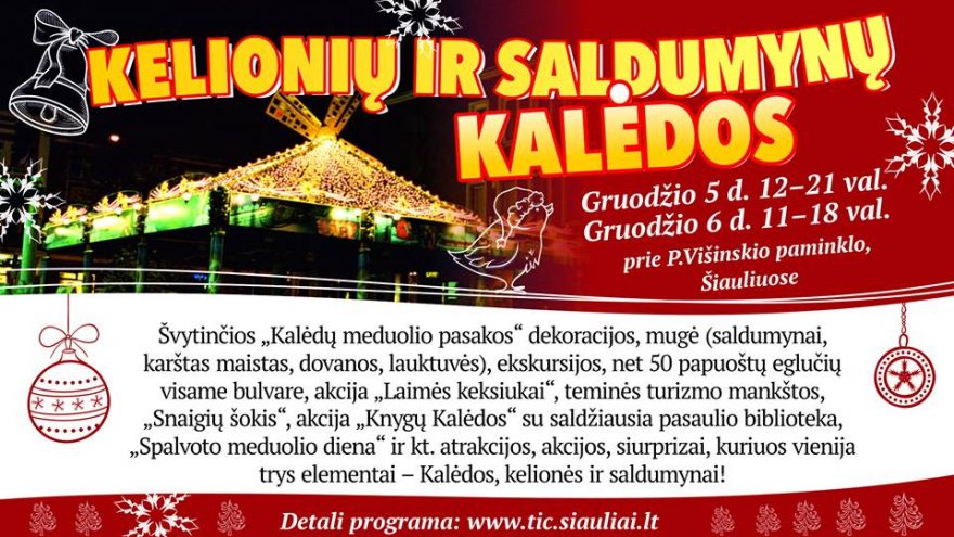 Kelionių ir saldumynų Kalėdos