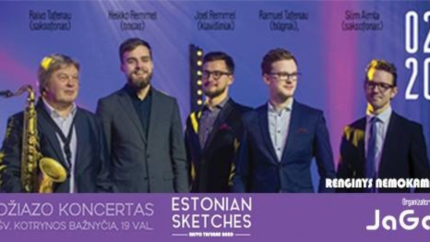 Džiazo koncertas “Estonian sketches”