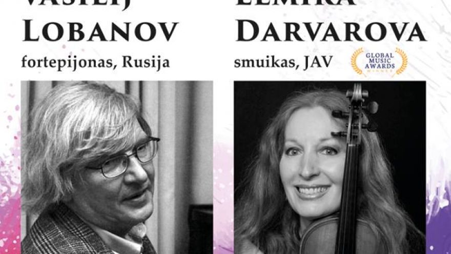 Nemokamas koncertas – Vasilij Lobanov ir Elmira Darvarova