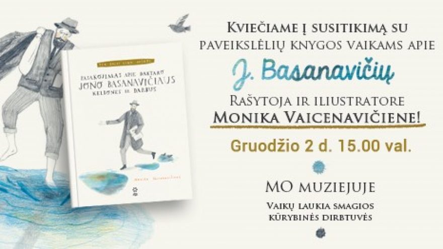 Knygos vaikams apie Joną Basanavičių pristatymas