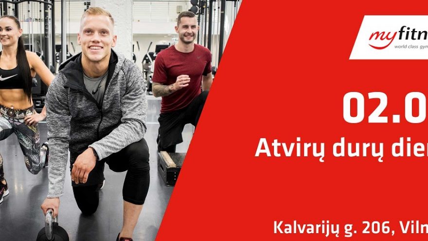 MyFitness Kalvarijų Atvirų durų diena sporto klube