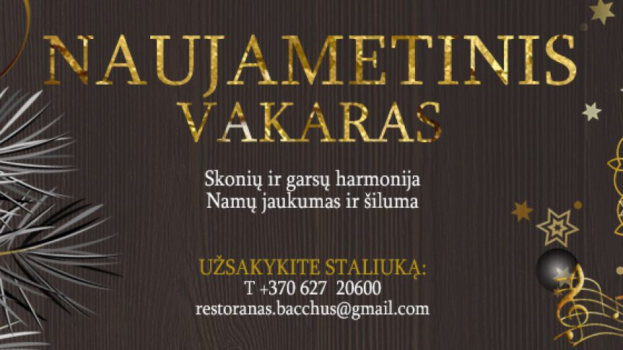 Naujametinis vakaras grilio namuose