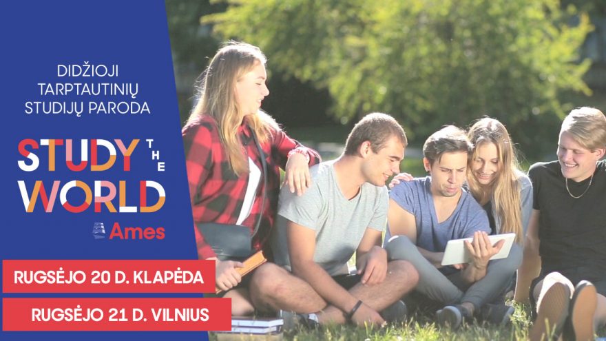 Didžioji tarptautinių studijų paroda “Study The World” Vilniuje