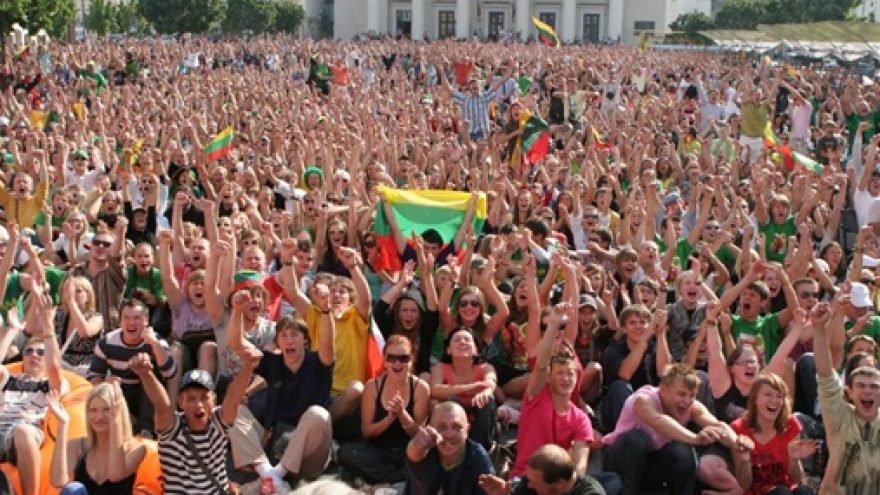 “Eurobasket 2011” – Vilniaus Rotušės aikštėje