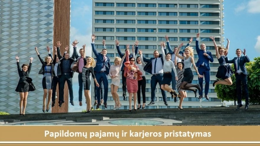 Papildomų pajamų ir karjeros pristatymas Vilniuje