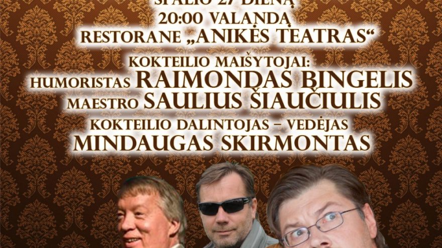 “Vyras ir moteris” humoro-džiazo vakaras