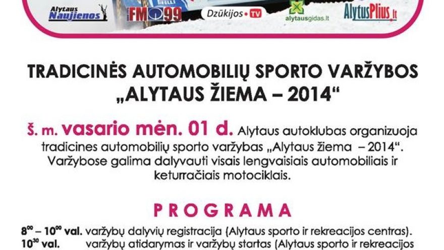 Ralis „Alytaus žiema – 2014“
