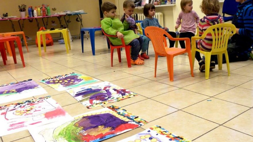 Dailės saviraiškos ir keramikos užsiėmimai vaikams