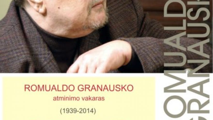 Romualdo Granausko atminimo vakaras „Raudonu ant balto“