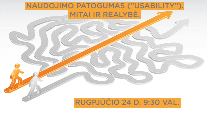 Naudojimo patogumas (“usability”). Mitai ir realybė.