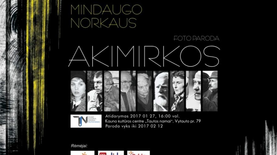 M. Norkaus fotografijų parodos „Akimirkos” atidarymas
