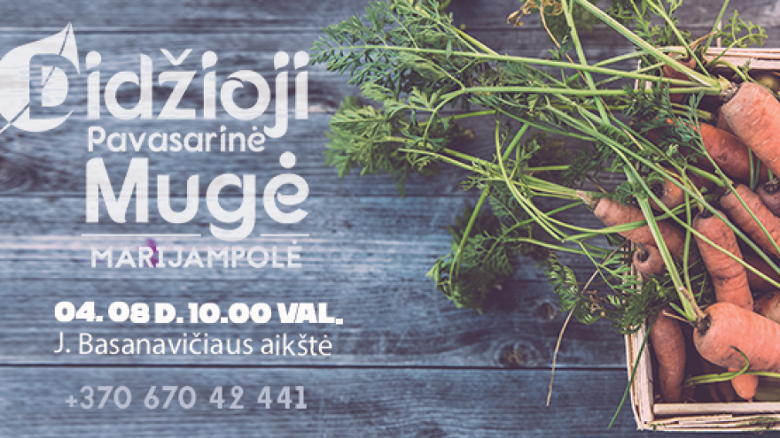 ,,Didžioji pavasarinė mugė” Marijampolėje