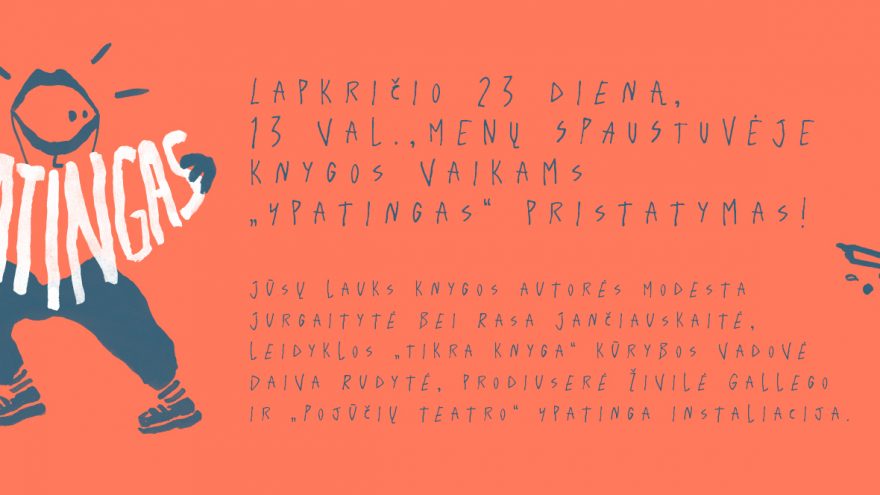 Knygos vaikams “Ypatingas” pristatymas